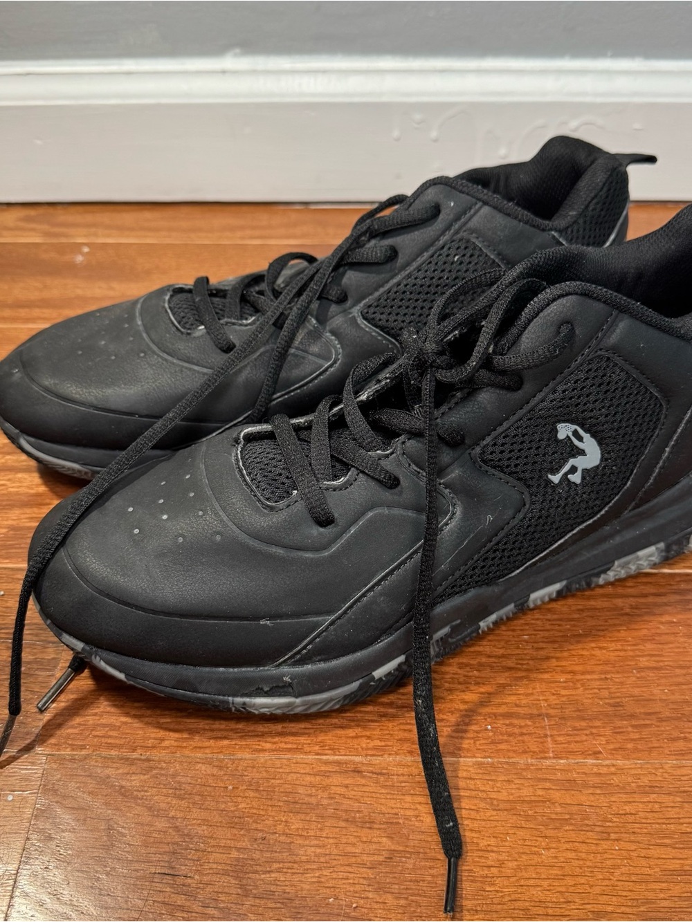 Men's Black Athletic Sneakers - shaq